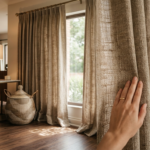 textured curtains
